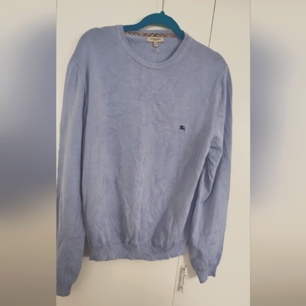 Burberry Sweater Baby Blue Super Nice